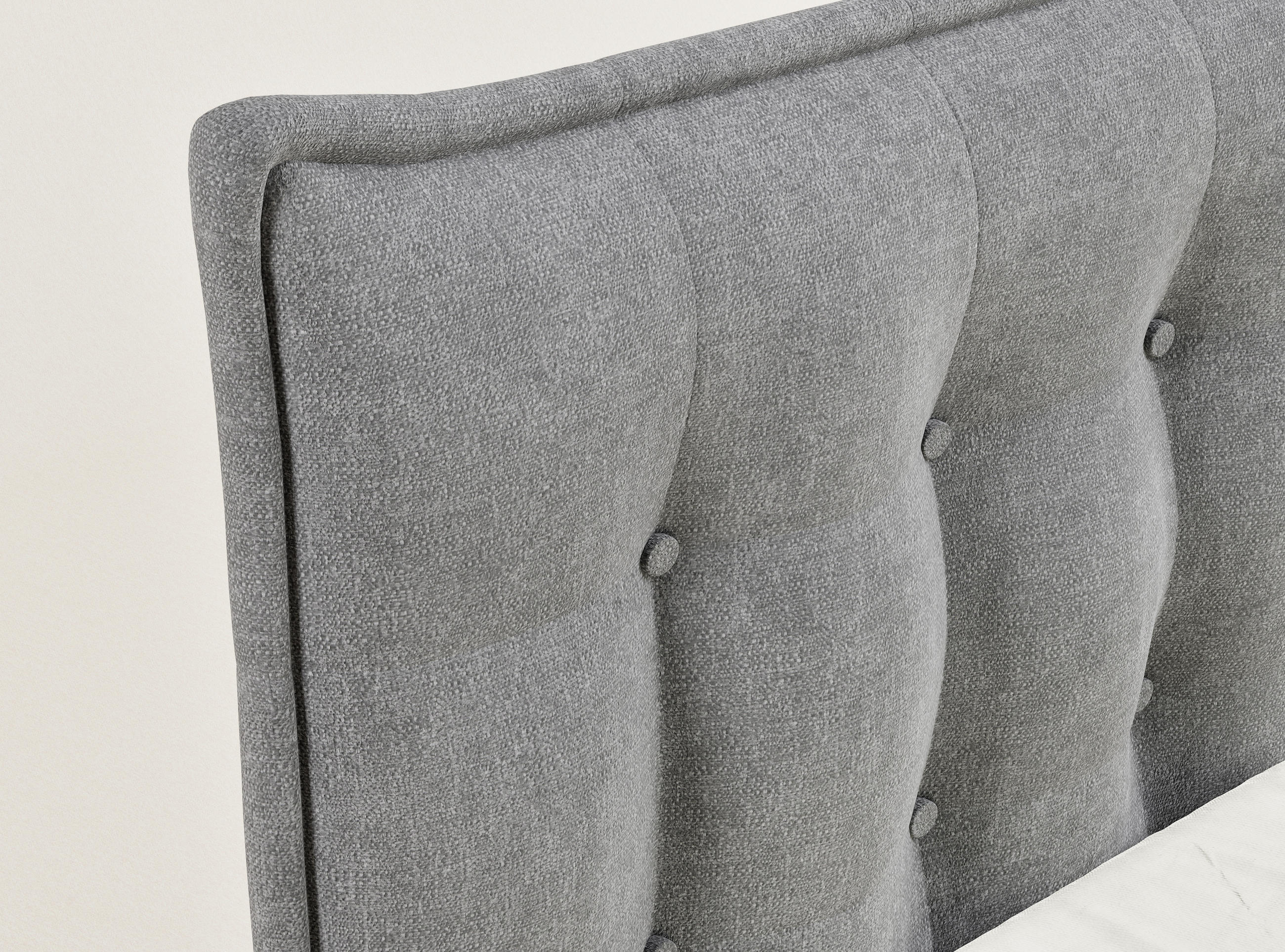 Thumbnail - Maison de Reve Boxspringbett, Grau, Textil, H3 + H4, Höhe ca. 37 cm, 180x200 cm, Hergestellt in Europa, Oeko-Tex® Standa...