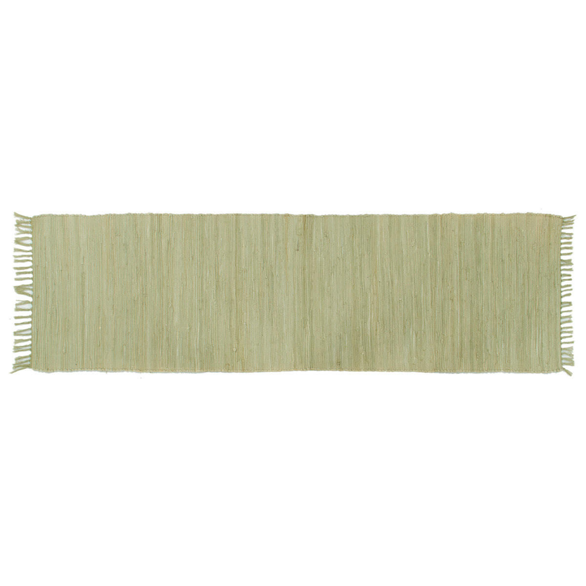 TEPPICH Flur Naturfarben 60x200 cm AUBAGNE - Grün, Textil (200/200cm) - Miliboo