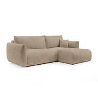 ECKSOFA ALLORO Olivgrün - Olivgrün, Textil (257/88/177cm) - Pillovely