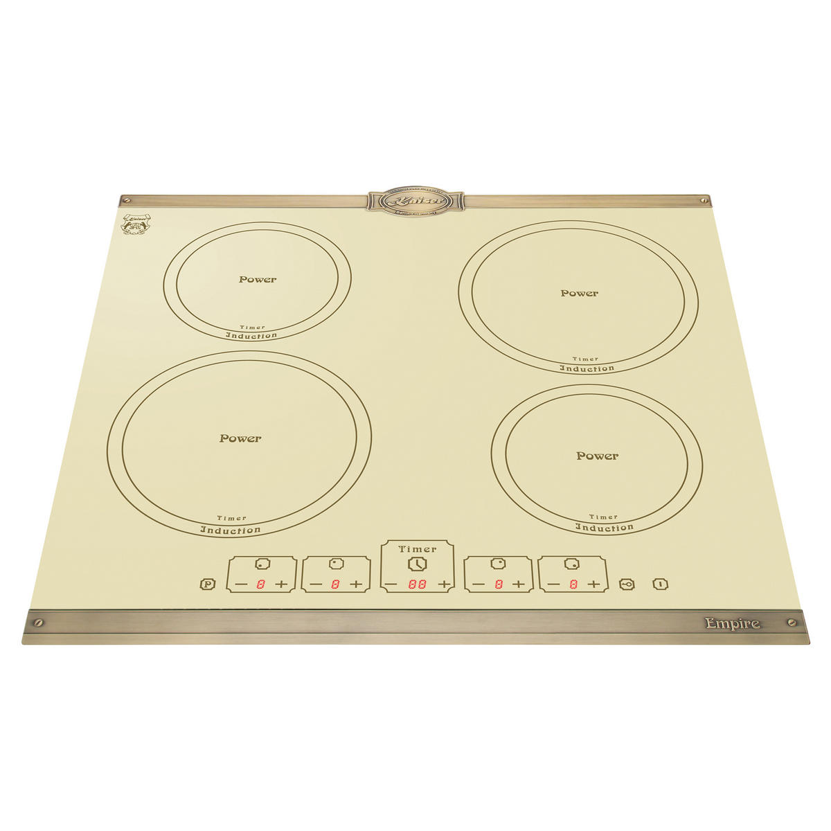 INDUKTIONSKOCHFELD - Beige, Keramik (59/5.5/52cm) - Kaiser Küchengeräte