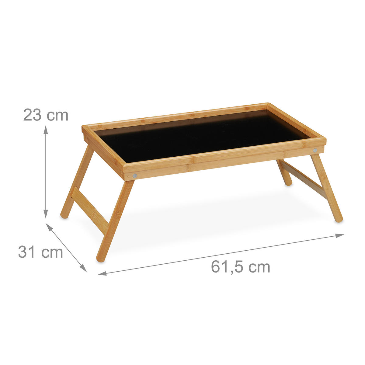 NOČNA mizica - svetlo rjava, leseni material/les - Relaxdays