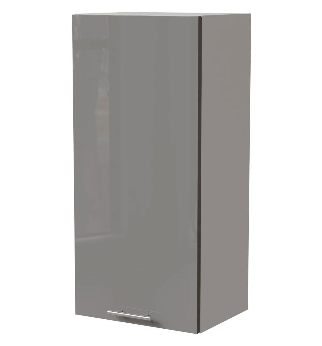 Feldmann-Wohnen Küchenhängeschrank Grau, Weiß 45x96x32.5 cm