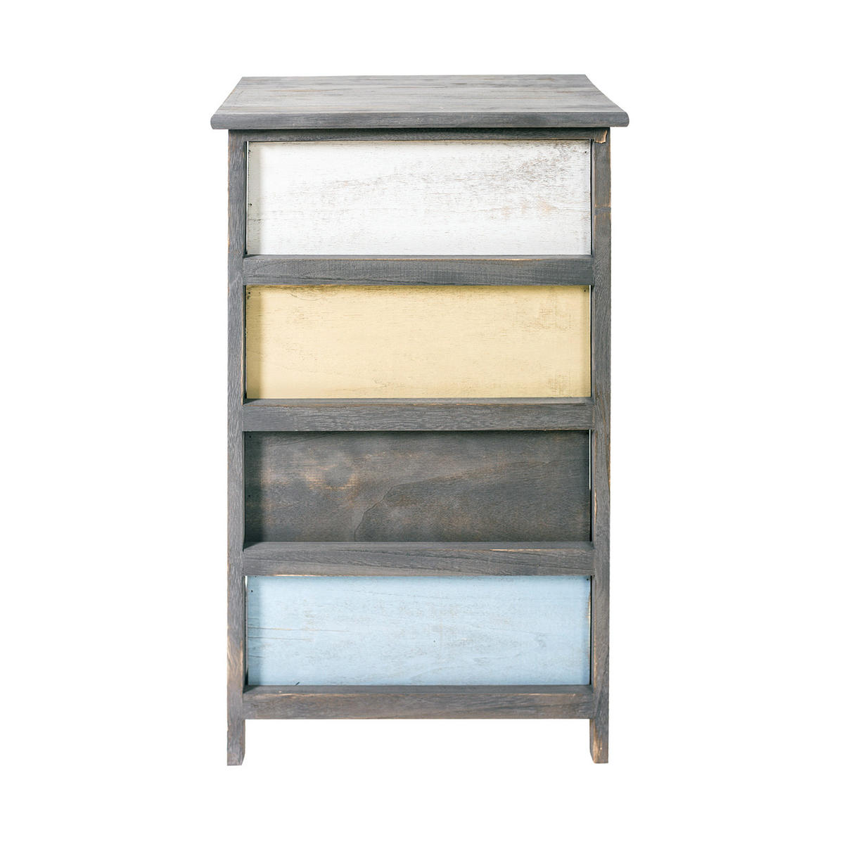 KOMMODE Grau 29/40/72 cm - Grau, Holz (29/72/40cm) - Mobili Rebecca