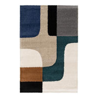 DESIGN Teppich dick und bequem mehrfarbig - Multicolor, Textil (120/170cm) - AFK Living