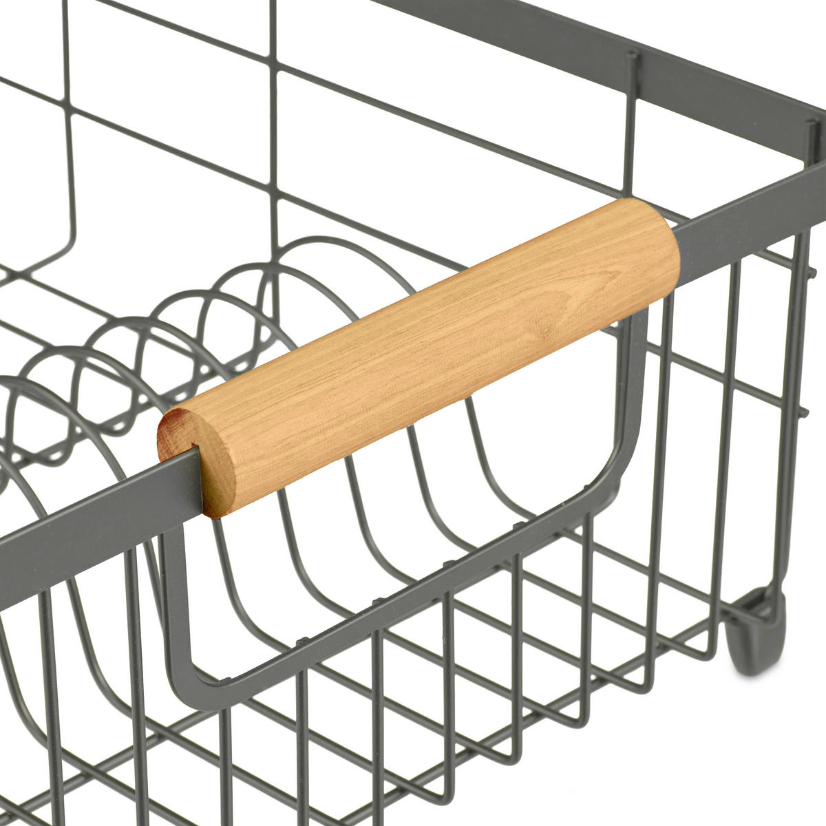 ABTROPFGESTELL - Grau, Holz/Kunststoff (42/15.5/31cm) - Relaxdays