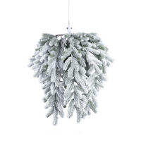 KRANZ Rosamond Weiß 60/60/80cm - Weiß, Metall (80cm) - PTMD Collection