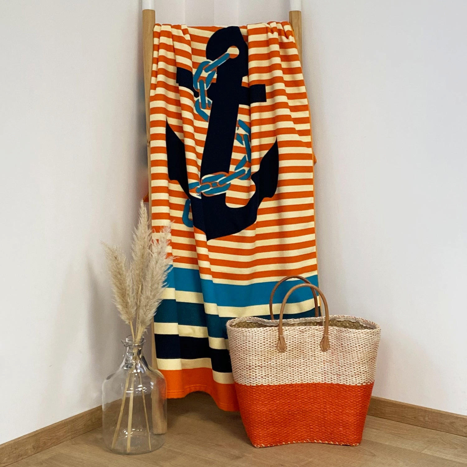 MIKROFASER-STRANDTUCH Galway 90x170 250g/m² - Orange, Textil (90/170cm) - LE COMPTOIR DE LA PLAGE
