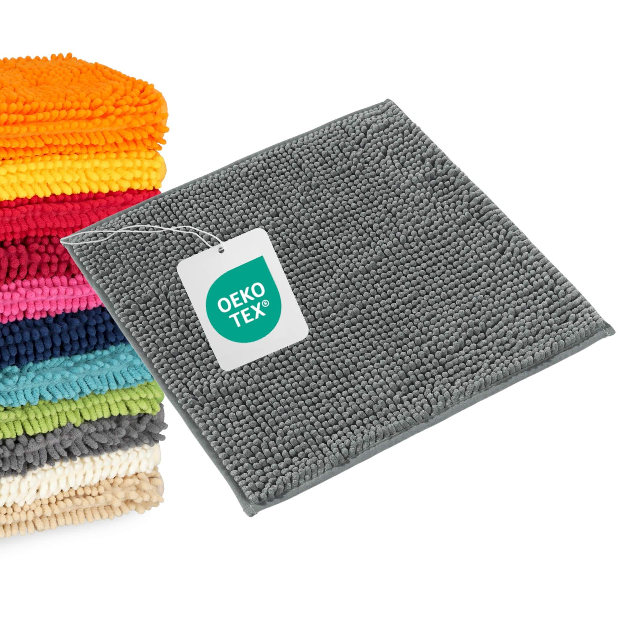 WohnDirect Badematte Grau 45x45 cm