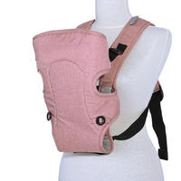 BABYTRAGE Between rosa Bauchtrage, 2 Blickrichtungen, gepolsterte Gurte, Polyester, 9 kg - Rosa, Textil (11/35/20cm) - Lorelli