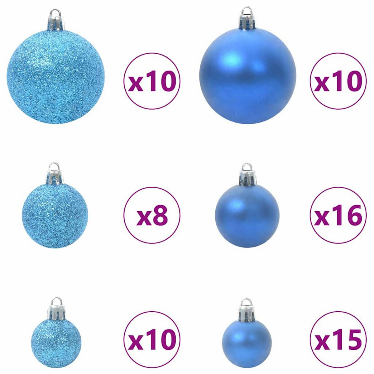 WEIHNACHTSBAUM Künstlicher Vorbeleuchteter Haltbar 110/110/210 cm Grün PVC - Schwarz, Kunststoff (210cm) - vidaXL
