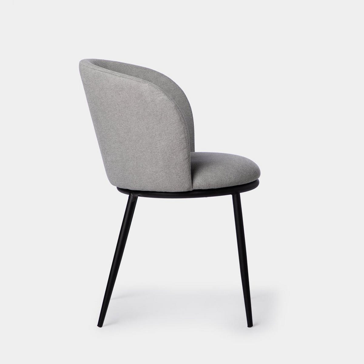 ESSZIMMERSTUHL Nolan Grau 51 cm x 80 cm - Grau, Textil (51/80/57cm)