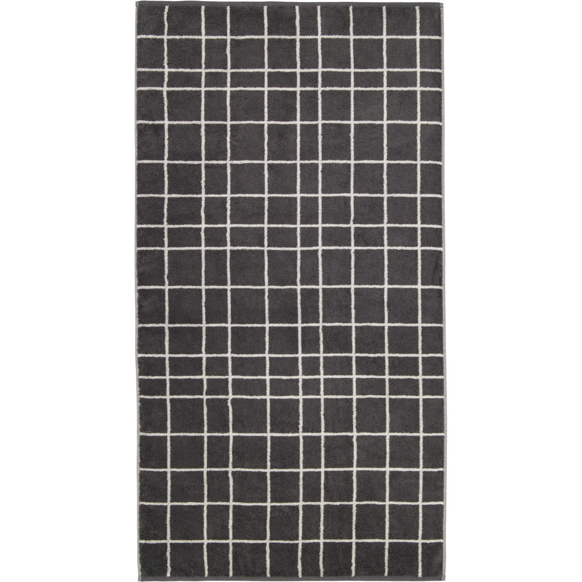 HANDTÜCHER ATELIER ALLOVER 6241 BASALT - 77 - Grau, Textil (70/140cm) - Cawoe