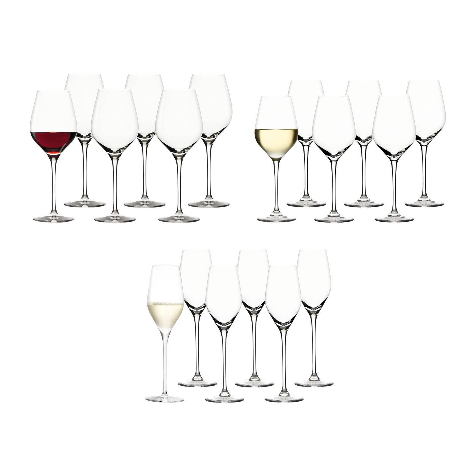 WEIN- UND SEKTGLÄSER Exquisit Royal transparent 18er Set - Transparent, Glas - Stölzle Lausitz