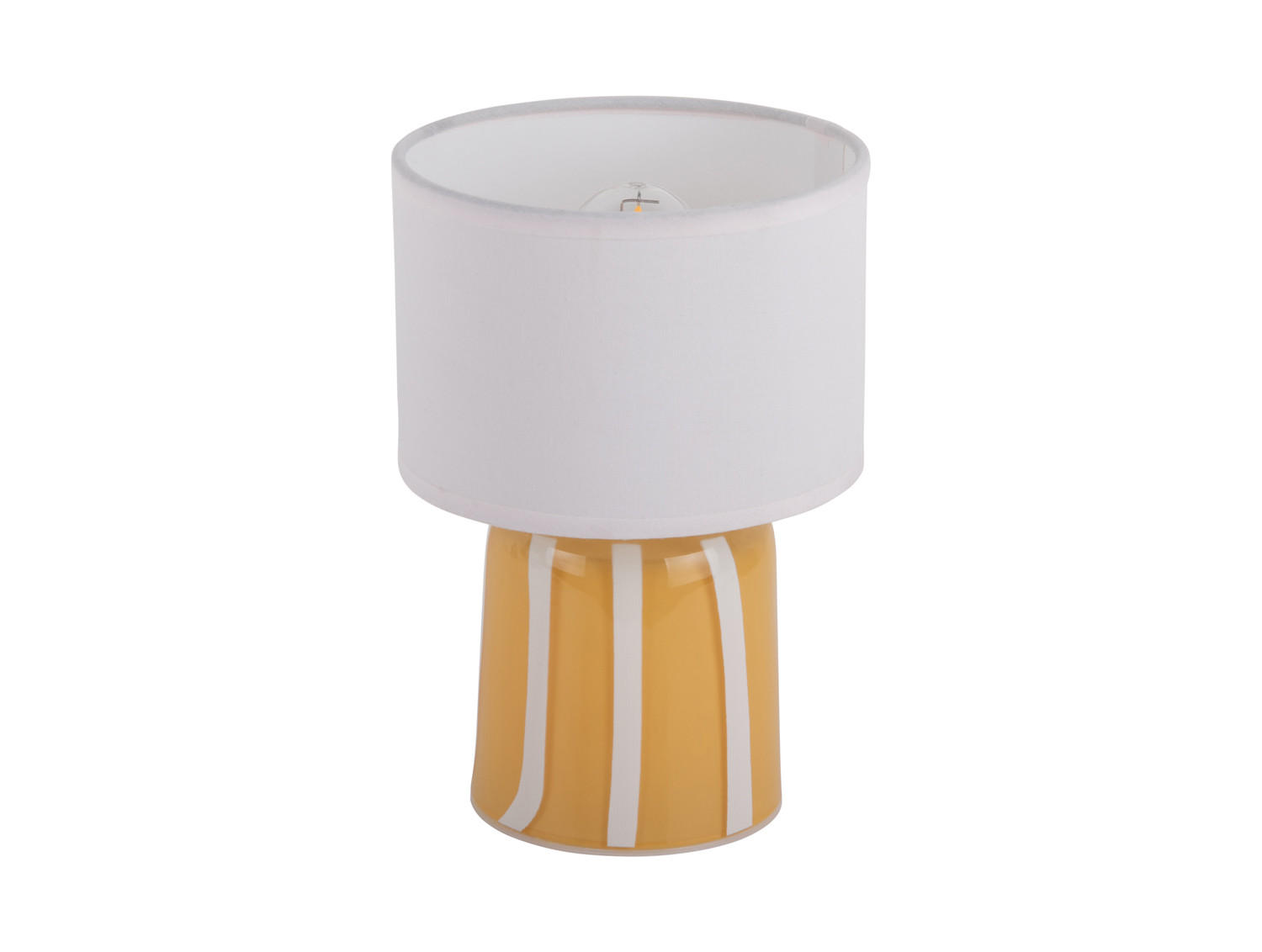 TISCHLAMPE Verano LED 13/13/20 cm - Gelb, Glas (13/13/20cm) - Leitmotiv