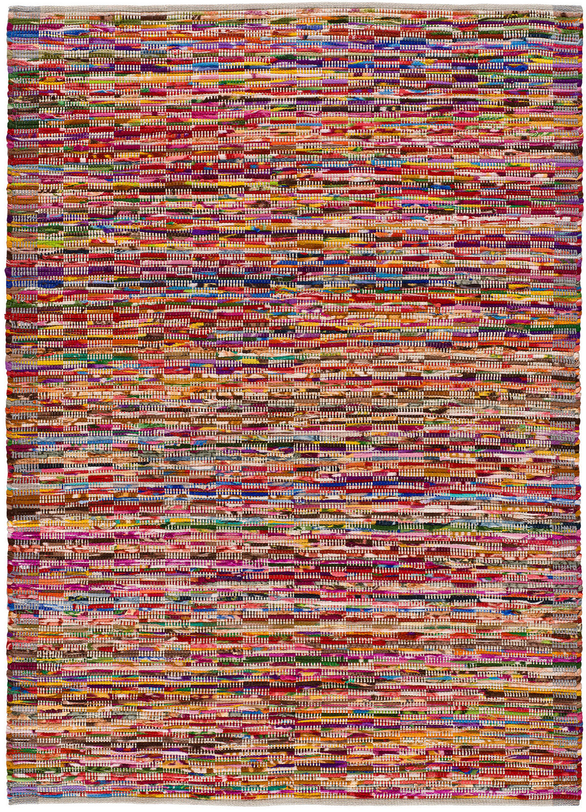 HANDWEBTEPPICH Mehrfarbig Reunite 60/110 cm - Multicolor, Textil (60/110cm) - Atticgo
