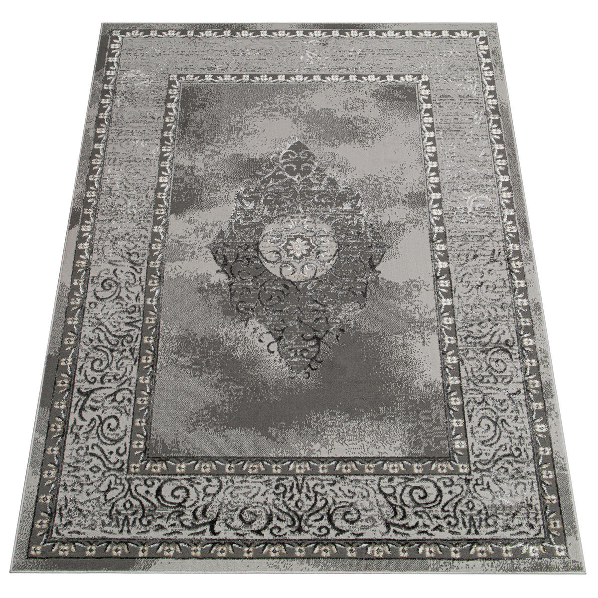 TEPPICH ARES Grau 120/170 cm - Grau, Kunststoff (120/170cm) - Tapiso