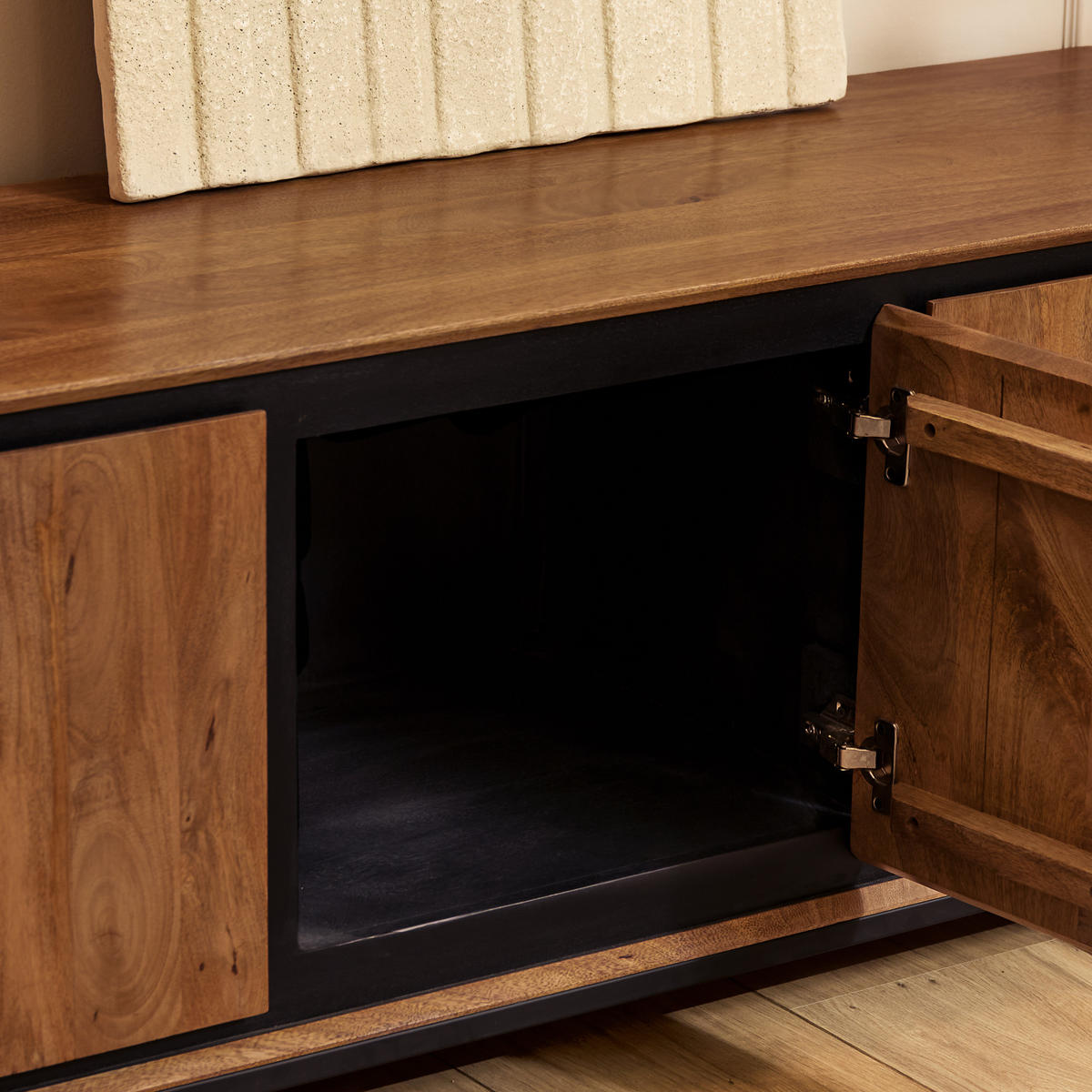 TV-MÖBEL RichWood Braun 45/150/55 cm - Braun, Holz (150/55/45cm) - Starfurn