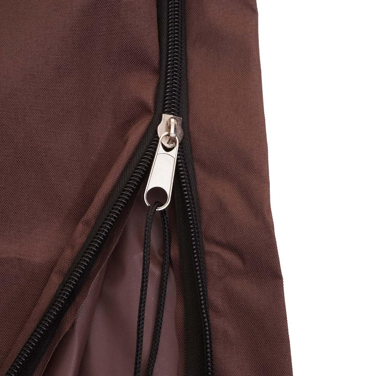 SCHIRMHÜLLE für Ampelschirm bis 4,3 m (3x3 m) HxBxT 240x60x60cm braun mit Reißverschluss - Braun, Textil (60/240/60cm) - PROREGAL