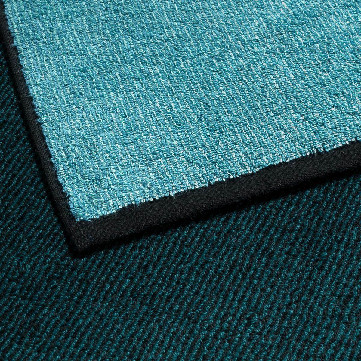 HANDTUCH TIDE - Türkis/Grün, Textil (50/100cm) - MÖVE
