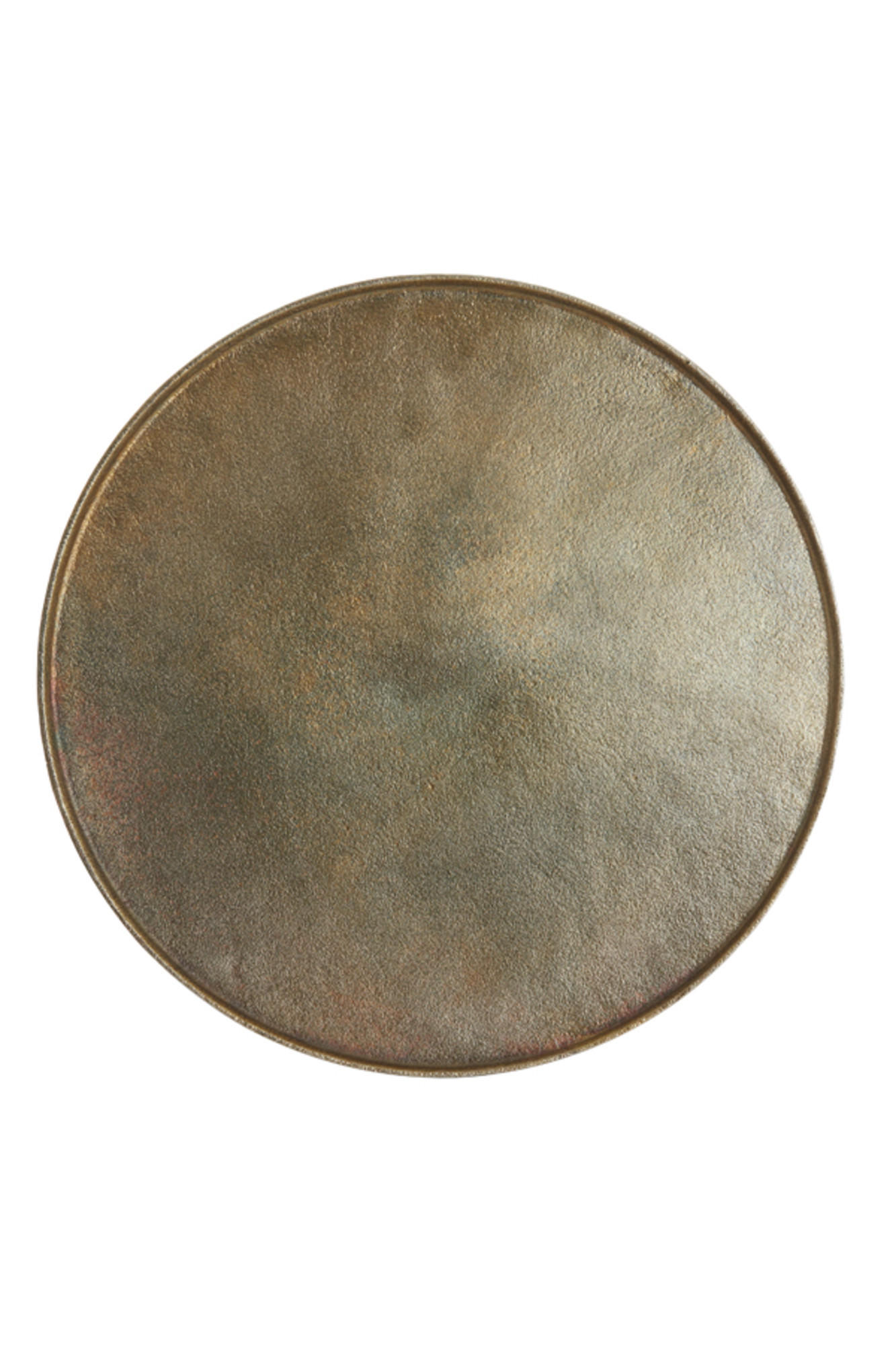 SCHALE Maes Bronze Ø60/1,5 cm - Bronzefarben, Metall (60/1.5cm) - Light & Living
