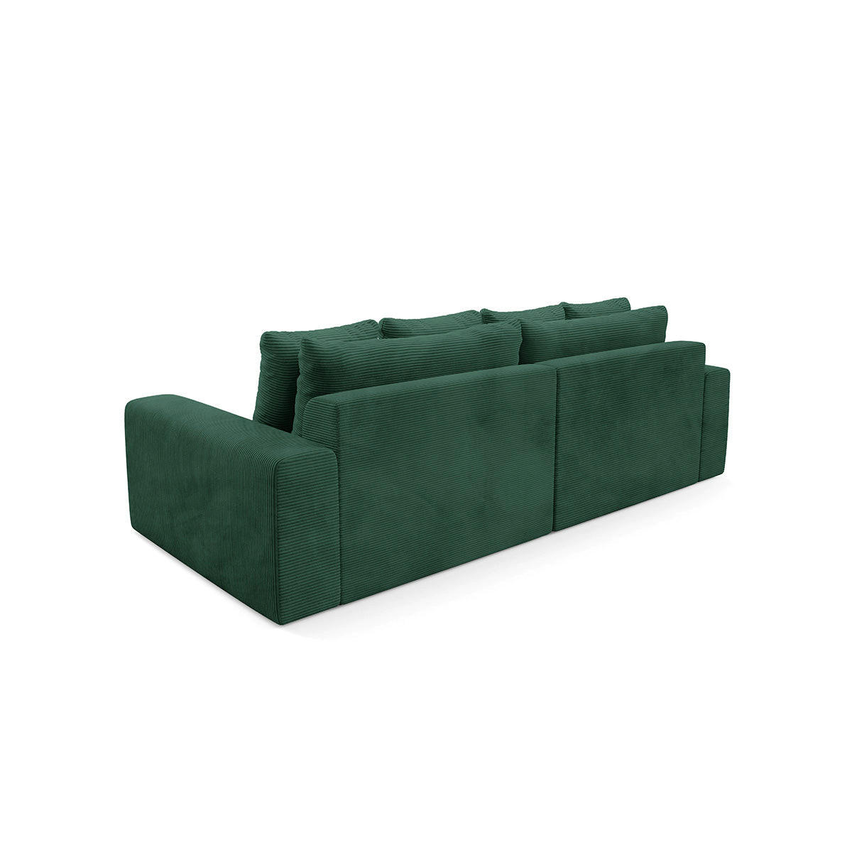 SOFA Paola 3 Sitzplätze Tannengrün - Waldgrün, Holz (272/86/120cm) - Petits-meubles