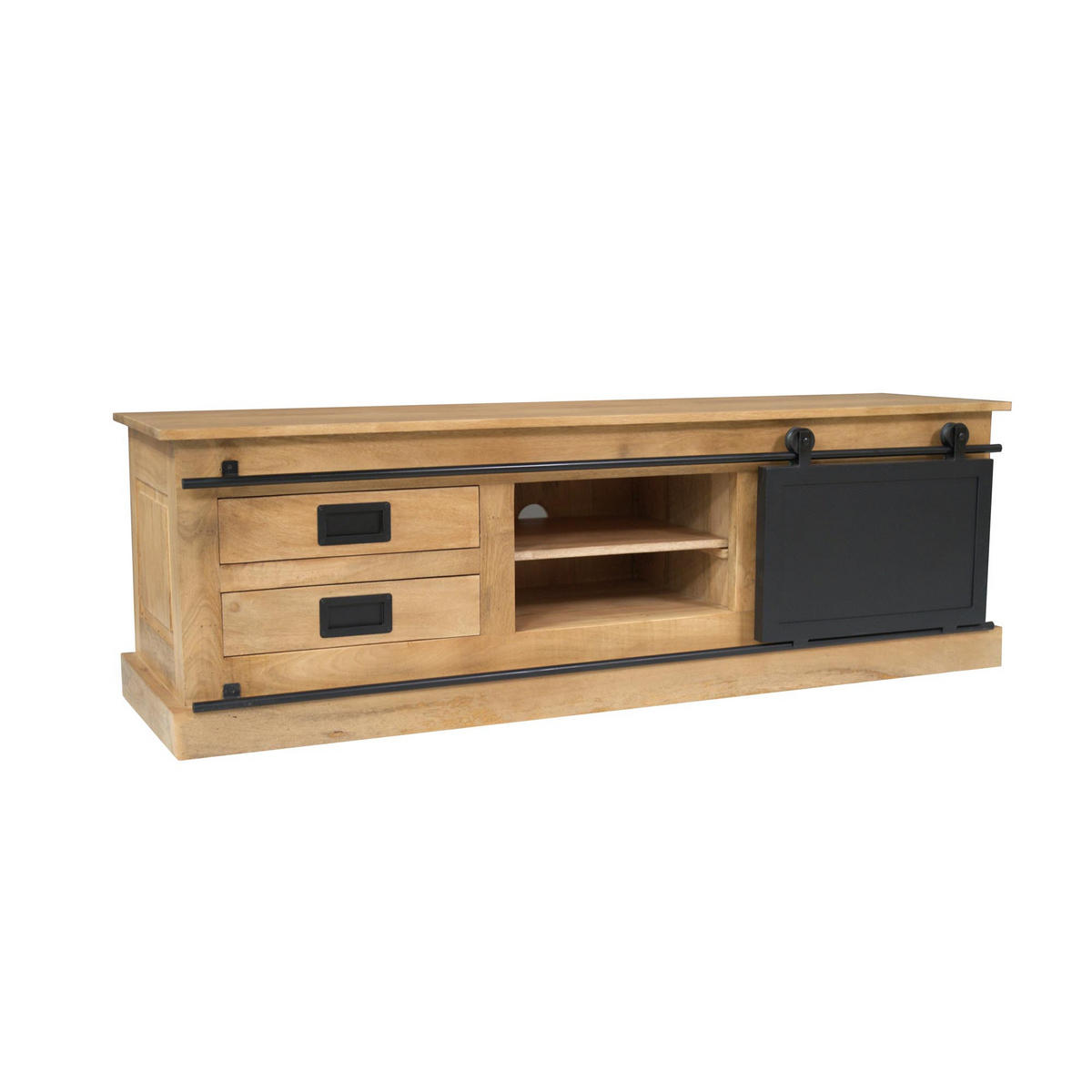 TV-MÖBEL Fresno Braun 45/155/50 cm - Braun, Holz (155/50/45cm) - Starfurn
