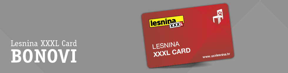Lesnina XXXL card bonovi