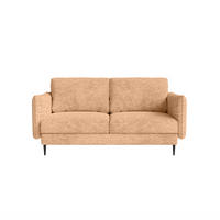 SOFA Koge Ohne Schlaffunktion, Rose - Rosa, Textil (196/95/86cm) - Fedve