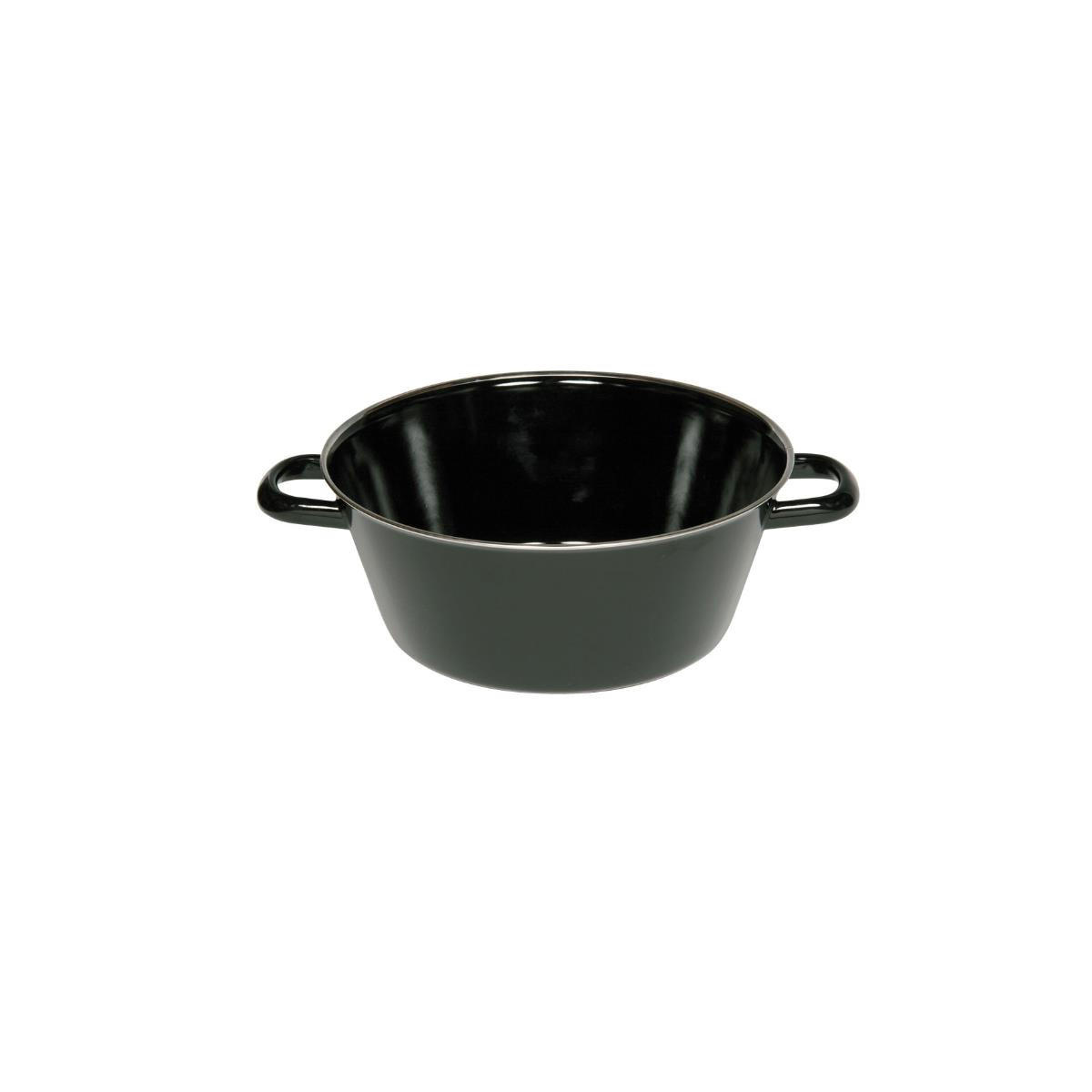 SCHMALZPFANNE 3563 - Schwarz, Metall (30cm) - Riess
