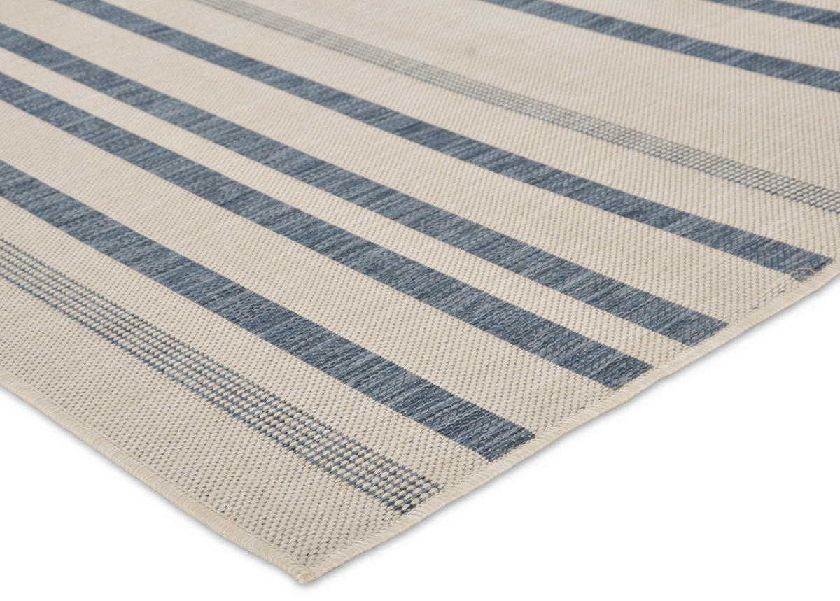 OUTDOOR-TEPPICH Terrace Weiß/Azurblau 200x290 cm - Multicolor, Textil (200/290cm) - Vercai Rugs