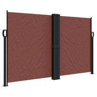 SEITENMARKISE Ausziehbar Braun 140x1000 cm - Braun, Metall (1000/140cm) - furnicato