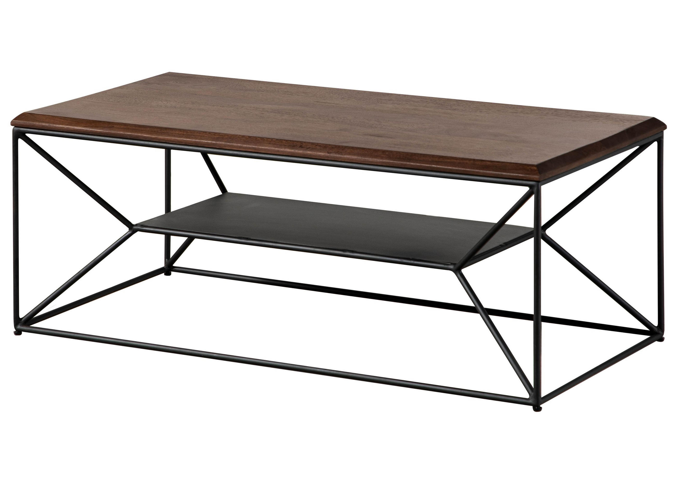 COUCHTISCH Mango 110x55x43 braun geölt LOUNGE COLLECTION #100 - Braun, Holzwerkstoff (110/55/43cm) - Massivmoebel24