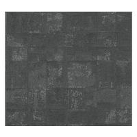 VLIESTAPETE Schwarz 53/1005 cm - Schwarz, Textil (53/1cm) - KUNSTLOFT