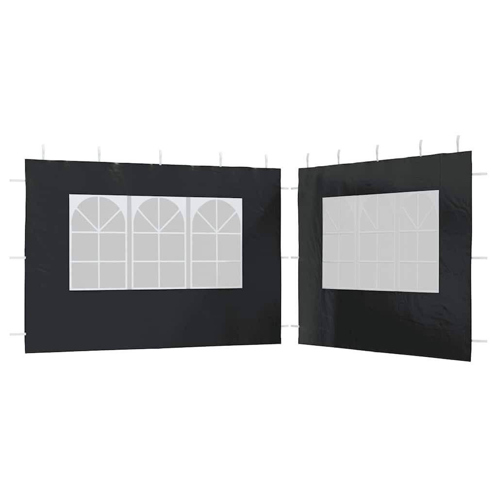vidaXL Seitenwände Grau 300x195x300 cm