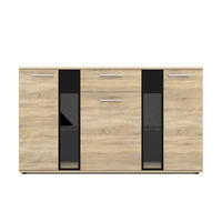SIDEBOARD Formilo Sonoma Eiche 140,4/80/40,2 cm – Kommode mit Schublade - Beige, Holzwerkstoff/Kunststoff (140/80/40cm) - AX Living