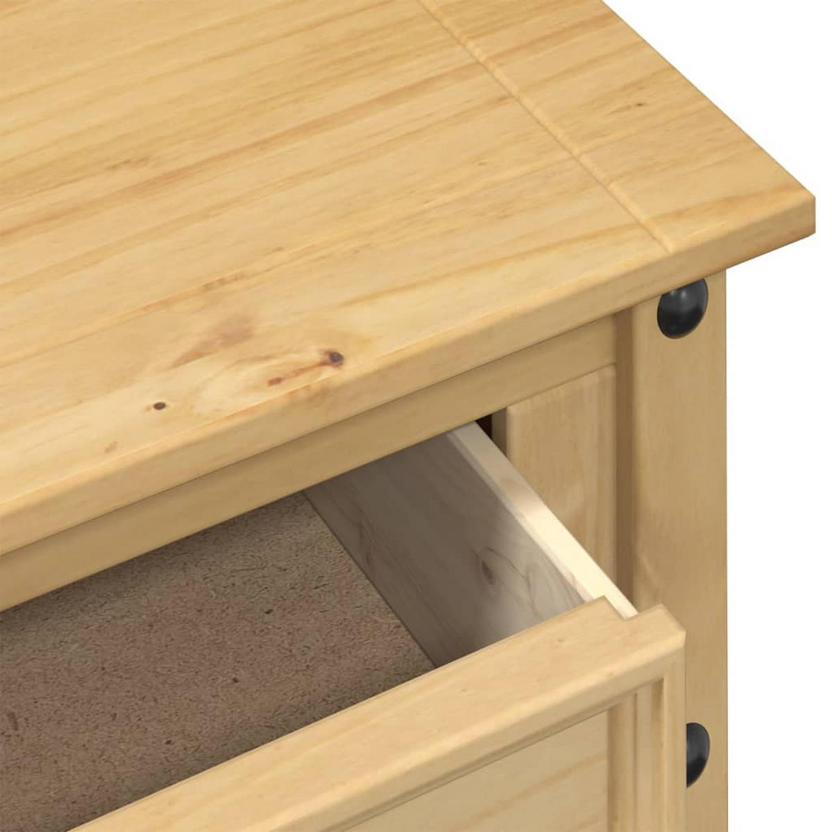 KONSOLENTISCH "Corona" 114/34,5/73 Cm Massivholz Kiefer - Braun, Holz (114/34.5/73cm) - vidaXL