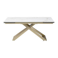 ESSTISCH - 6 Personen, 8 Personen, 10 Personen - Glas, Keramik - Weiß - XERENA - Weiß, Glas/Keramik (90/220/76cm) - Vente-Unique