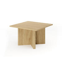 COUCHTISCH Buna Eiche, Quadratischer Couchtisch - Eichefarben, Holzwerkstoff (80/80/50cm) - Bettso