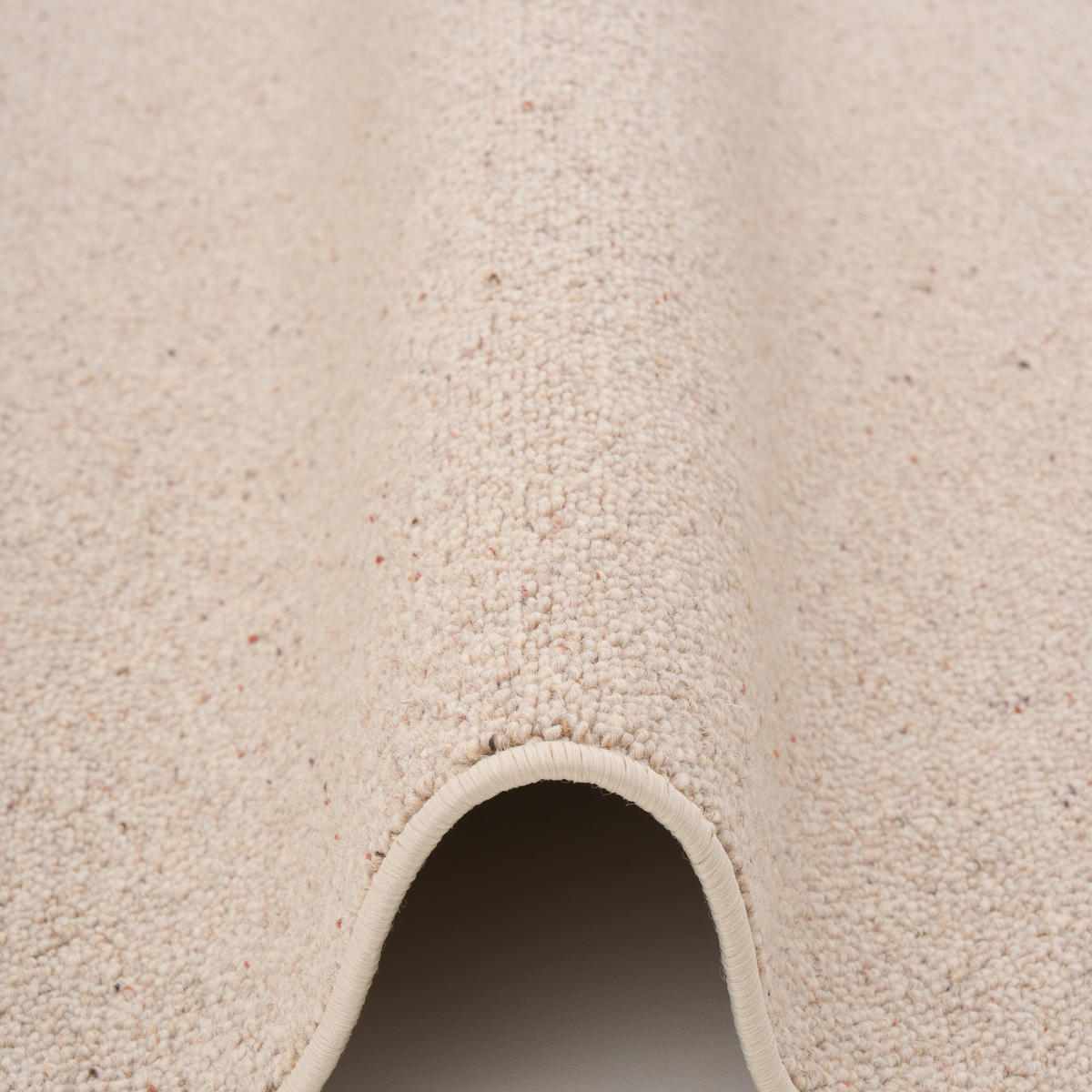 NATUR TEPPICH WOLLE BERBER - Beige, Textil (100/200cm) - Snapstyle