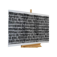 ACRYLBILD HANDGEMALT 120/80 cm - Schwarz, Holz/Textil (120/80cm) - KUNSTLOFT