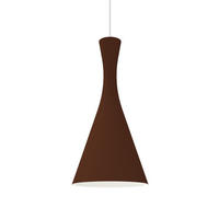 HÄNGELEUCHTE - Dunkelbraun, Metall (30/30/120cm) - Lumicom