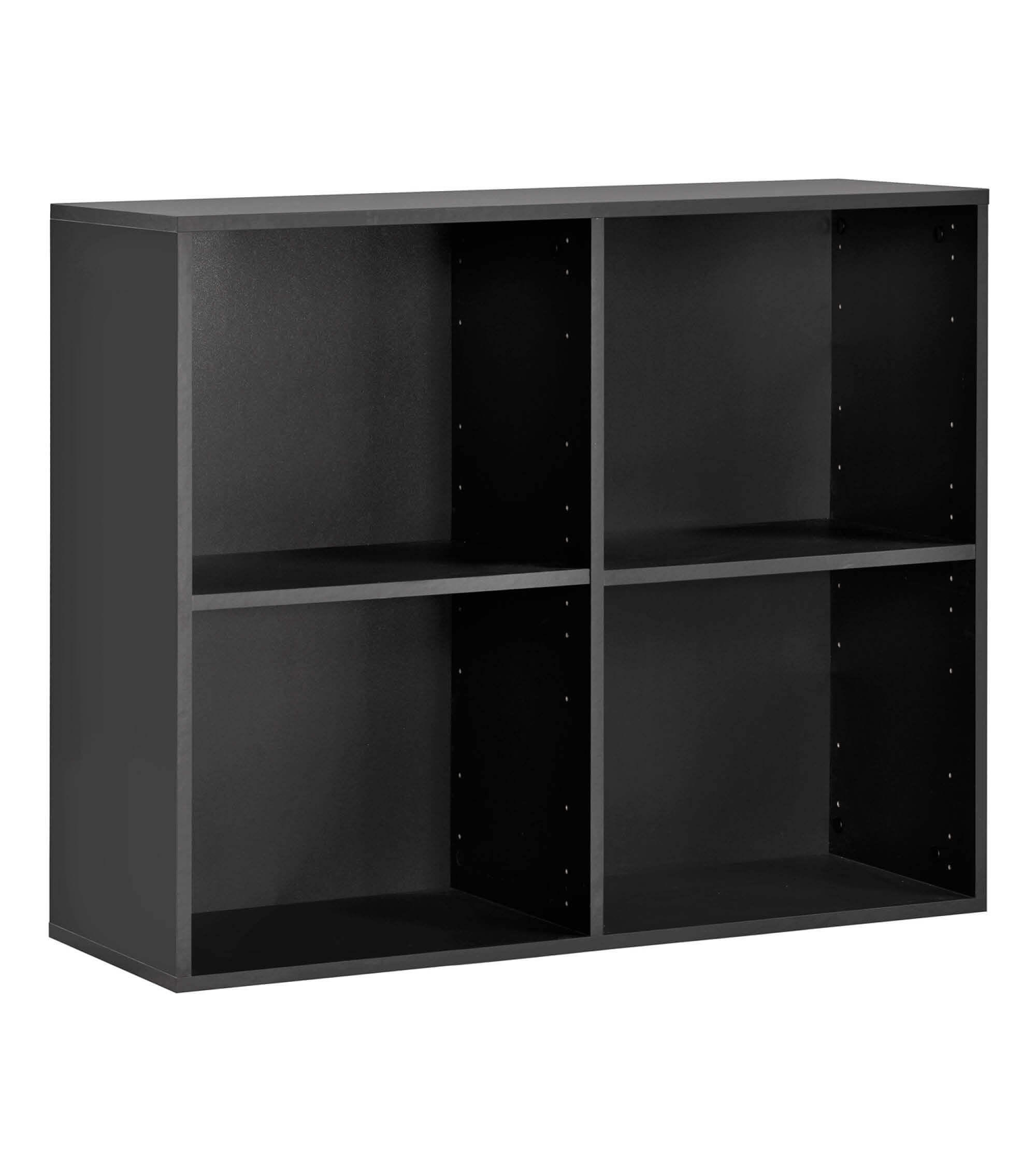 AKTENREGAL Der Verstauer - Anthrazit, Holzwerkstoff (88/75/35cm) - Mokebo