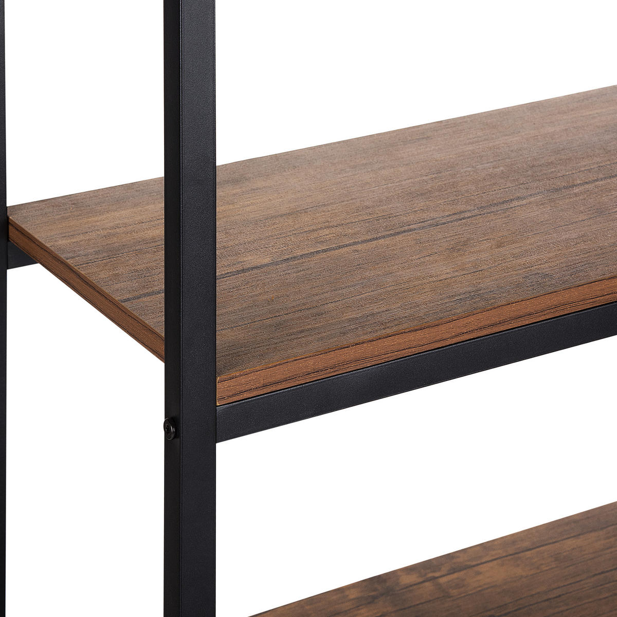 REGAL 3 Fächer Tifton - Dunkelbraun, Holzwerkstoff (61/158/32cm) - Beliani