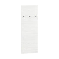 WANDGARDEROBE – HYGA 08 – 34 cm – Hyga – Weiß / Eichefarben - Eichefarben/Weiß, Holzwerkstoff (34/102/2cm) - hi-markt