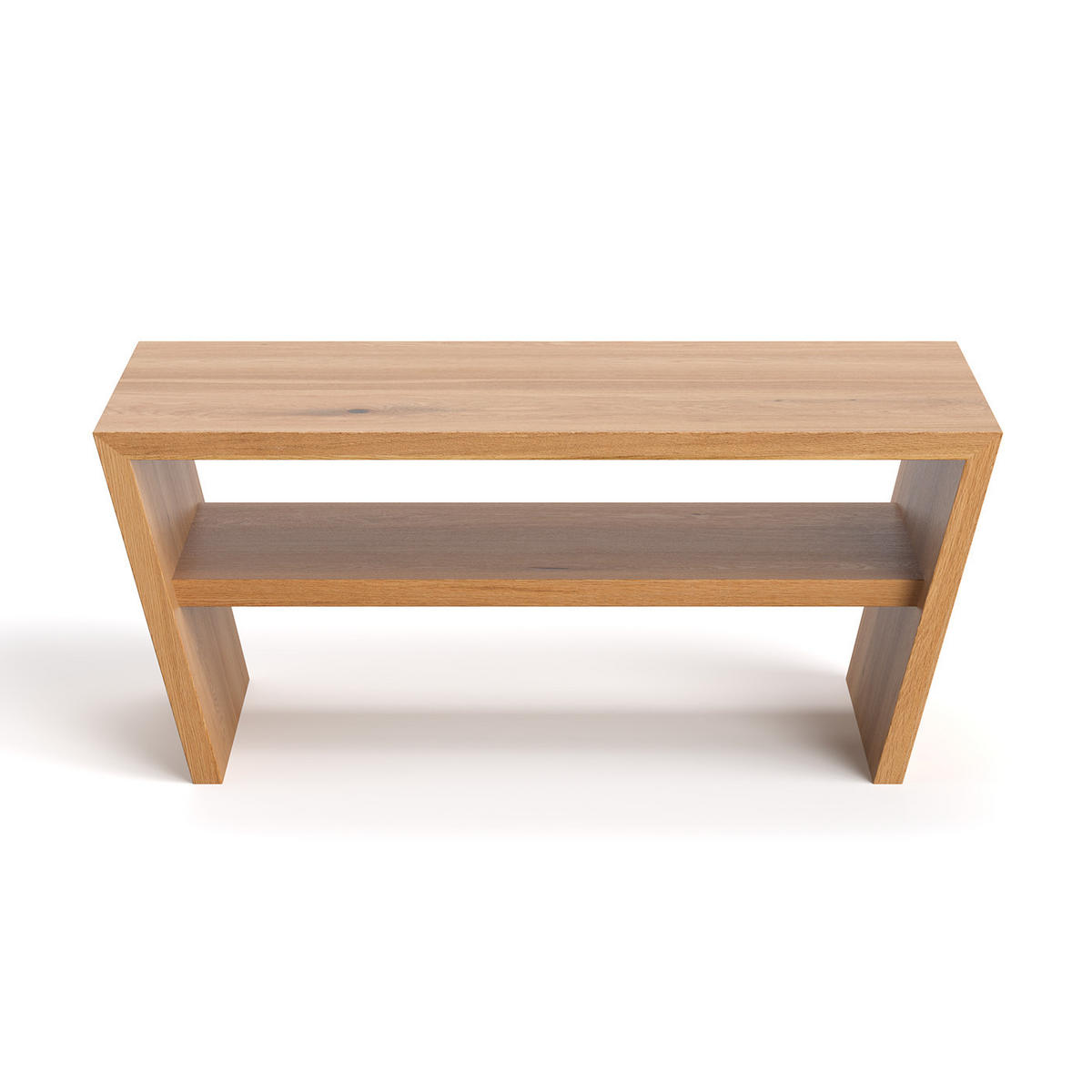 COUCHTISCH Corona aus massivem Eichenholz - Eichefarben/Braun, Holz (100/55/45cm) - Danzz
