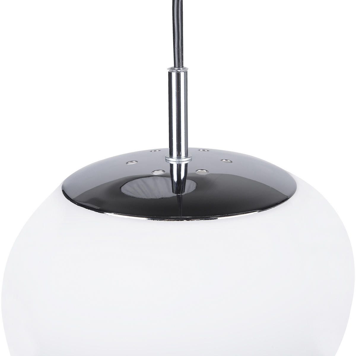 HÄNGELEUCHTE Liffel 24/24/130 cm - Weiß, Glas (24/24/130cm) - Beliani