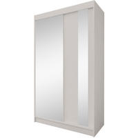 SCHWEBETÜRENSCHRANK Gaja 120/216/61 kaschmir mit Spiegel - Kaschmir, Holzwerkstoff (120/216/61cm) - Beautysofa