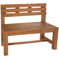 GARTENBANK 120/50 cm Holz teak - Teakfarben, Holz (120/85/50cm) - CLP