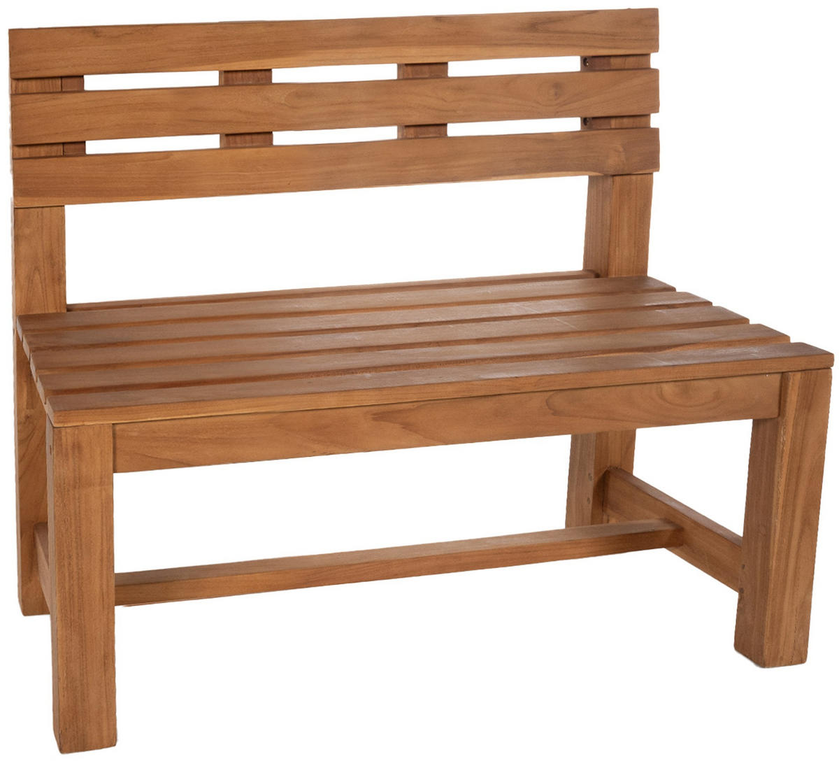 GARTENBANK 120/50 cm Holz teak - Teakfarben, Holz (120/85/50cm) - CLP