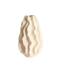 VASE Nelani Weiß Ø22,5/37,5 cm - Weiß, Keramik (37.5cm) - Light & Living